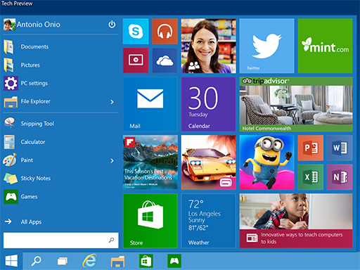 画像ギャラリー No.003のサムネイル画像 / 次期Windowsの名称が「Windows 10」に決定。デスクトップとストアアプリ環境を統合して2015年後半に登場予定