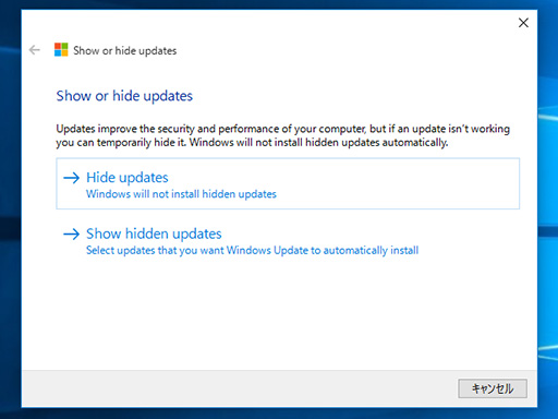 ���������꡼ No.005�Υ���ͥ������ / Windows 10 Insider Preview�����ˡ�Windows Update�μ�ư����Ŭ�ѡפ�֥��å��Ǥ���ġ��뤬�󶡤���롣�����ǤǤ�ư���̤��ǧ