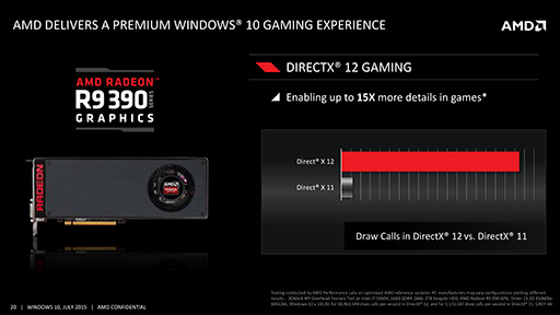 ���������꡼ No.010�Υ���ͥ������ / Windows 10�Ķ��ˤ�����Radeon��APU��ͥ������AMD�����ԡ��롣DX12����Ǥϥޥ��GPU�Υȥ��ɤ��Ѥ�뤫