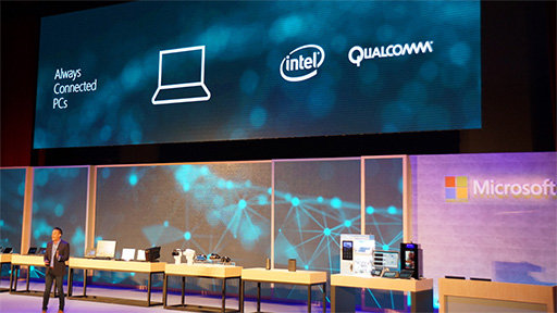 ���������꡼ No.002�Υ���ͥ������ / ��COMPUTEX�ϥ��ޥۤΤ褦�˾���ͥåȤˤĤʤ���PC��Always Connected PC�׹��ۤ�Microsoft��ȯɽ