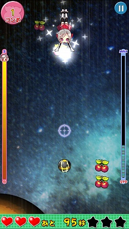 画像集#005のサムネイル/宇宙から地球へ出勤! スマートフォン向けアクション「レイちゃん、大気圏に突入する!」を紹介する「(ほぼ)日刊スマホゲーム通信」第664回