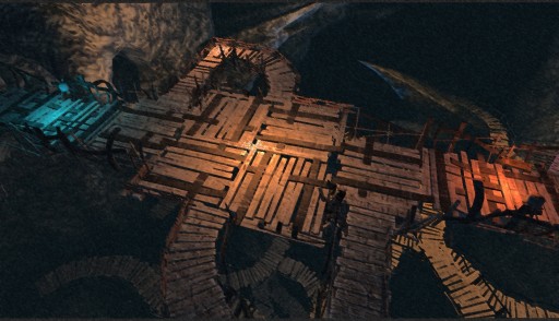 画像ギャラリー No.002のサムネイル画像 / 「ダークアベンジャー2」リングアウトの危険がある対戦用新マップ「絶望の橋」