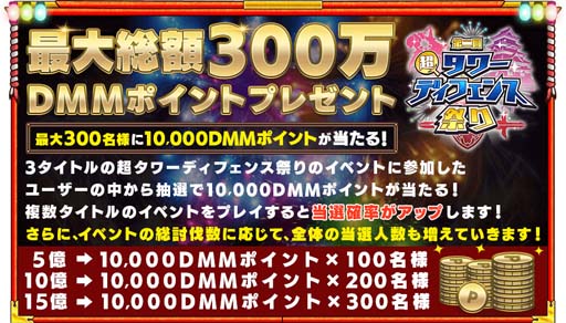 画像ギャラリー No.005のサムネイル画像 / DMM GAMESのタワーディフェンスゲーム3タイトル共通コラボイベント“第二回 超タワーディフェンス祭り”開催中