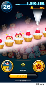 画像ギャラリー No.009のサムネイル画像 / AC版「ディズニー ツムツム」Vol.17は3周年記念のケーキコスチュームが登場