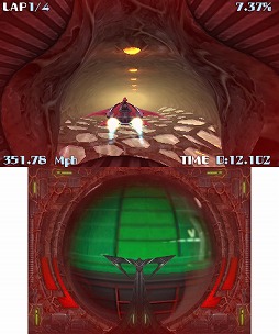 画像ギャラリー No.007のサムネイル画像 / トンネル風のコースでレースをする「Aiレース:X」ニンテンドーeショップで配信