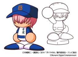 画像ギャラリー No.009のサムネイル画像 / スマホ版「実況パワフルプロ野球」とアニメ「ダイヤのA」がコラボ。シナリオ「青道高校」編では原作ベースに加えオリジナル展開あり&パワプロ風キャラも紹介