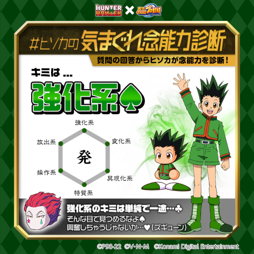 HUNTER×HUNTER×パワプロアプリ コラボフィギュア(抽選10名様 HUNTER×HUNTER×パワプロアプリ コラボフィギュア(抽選10名様