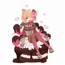 画像ギャラリー No.005のサムネイル画像 / 「猫耳さばいばー!」,バレンタイン仕様にゃんこ「のん」が追加。2月12日まで