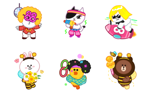 画像ギャラリー No.002のサムネイル画像 / 「LINE POP2」8周年を記念したイベント“Cosmic Party”を開催