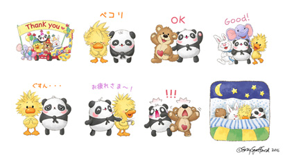 ���������꡼ No.004�Υ���ͥ������ / ��LINE �ѥ��륿�󥿥�פ���Suzy��s Zoo�פȥ���ܡ���ǰ�Υ�����פ��ۿ�����