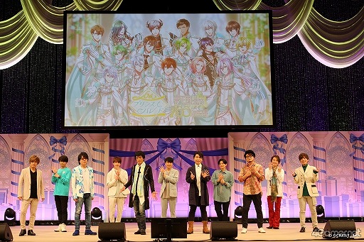 画像ギャラリー No.011のサムネイル画像 / 王子たちが姫様を優しくエスコート! 新キャラクターも発表された「夢100」6周年記念イベントをレポート