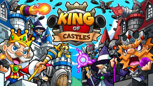画像ギャラリー No.001のサムネイル画像 / 「キング・オブ・キャッスル」がスマホ向けに配信。武器をひっぱって敵を倒そう