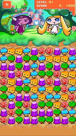 画像集#003のサムネイル/パズルゲーム「アンちゃんとお菓子の女王」がApp Store/Google Playに登場