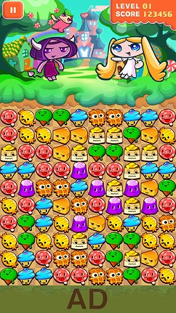 画像集#005のサムネイル/パズルゲーム「アンちゃんとお菓子の女王」がApp Store/Google Playに登場