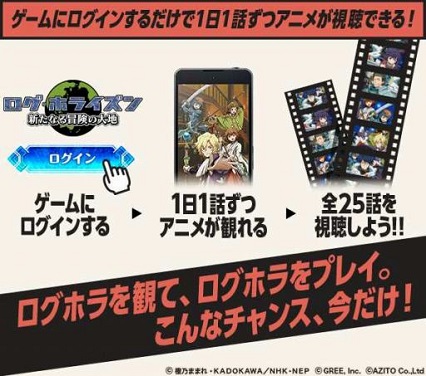 画像ギャラリー No.002のサムネイル画像 / 「ログホラ 新たなる冒険の大地」,アニメとのタイアップ企画を開催中