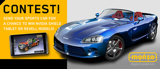 画像ギャラリー No.002のサムネイル画像 / モデルキット作成アプリ「Monzo」を使ったデザインコンテストが開催中