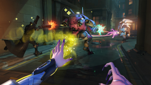 Overwatch 新ヒーロー モイラをblizzcon 17会場でプレイ デザイナーを務めるスコット マーサー氏のコメントと共に紹介