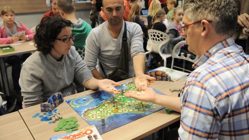 ꡼ No.001 | SPIEL14ϡ֥롼֥åפʤܡɥפܻؤϷޥ᡼ĩOrongoסABLUXXENפ臘Ravensburger AG֡ݡ