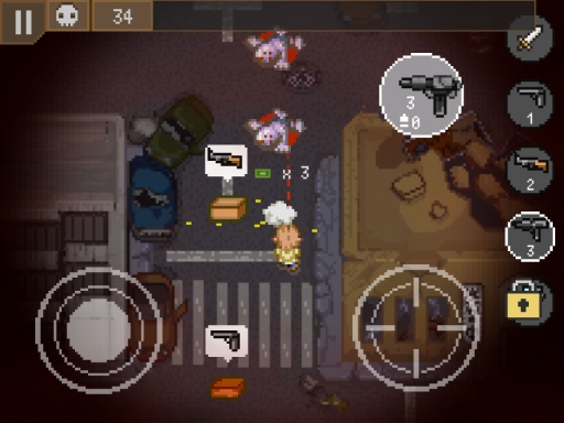 画像集#005のサムネイル/ゾンビがうごめく大都市に投下されたのは1体のアンドロイドと貧弱な装備。iOS「Sweet Hazard」を紹介する「(ほぼ)日刊スマホゲーム通信」第690回