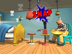 画像ギャラリー No.002のサムネイル画像 / 複雑な装置を完成させるパズルゲーム「ルーブさんのおかしな発明」が登場