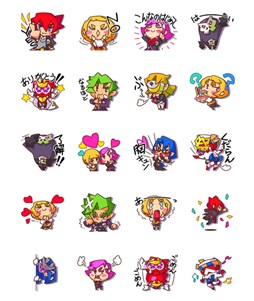 画像ギャラリー No.003のサムネイル画像 / 「パズル戦隊デナレンジャー」のLINEスタンプが本日より配信。1セット40種