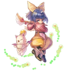 画像ギャラリー No.002のサムネイル画像 / 「FF LEGENDS 時空ノ水晶」に「FFIX」のエーコが登場。白魔法ホーリー解禁