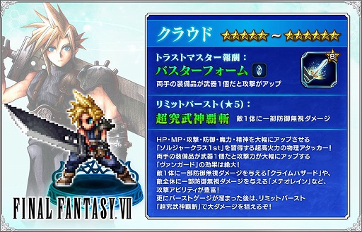 画像ギャラリー No.002のサムネイル画像 / 「FF ブレイブエクスヴィアス」，世界2000万DL突破記念として2000ラピスが配布中。2月6日からはFF7のクラウドが参戦