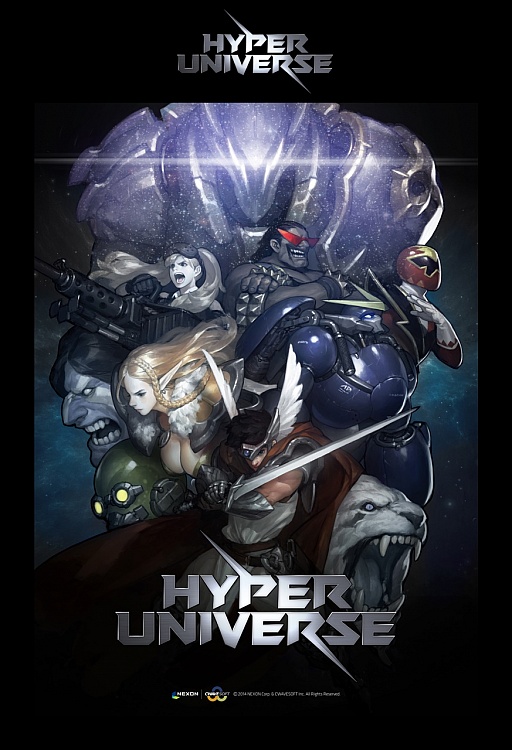 画像集#001のサムネイル/新作オンラインゲーム「Hyper Universe」をNexon Koreaが発表。複数の宇宙が共存する世界を舞台に,エスパー達の活躍が描かれる