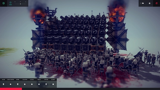 画像ギャラリー No.003のサムネイル画像 / ハロー!Steam広場 第56回:100門の大砲を一斉に発射したらどうなるの? 答えは攻城兵器シム「Besiege」で