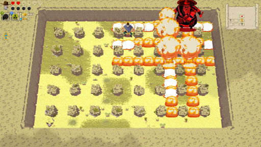 画像ギャラリー No.011のサムネイル画像 / ハロー!Steam広場 第119回:復讐に燃える荒野のボンバーマン「Bombslinger」