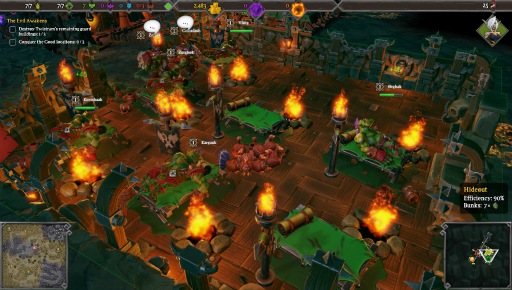 ハロー Steam広場 第174回 ダンジョンを経営しながら地上の征服を目指すシミュレーションゲーム Dungeons 3