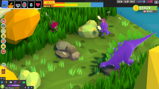 ハロー Steam広場 第214回 恐竜を育成してテーマパークを作る経営シム Parkasaurus