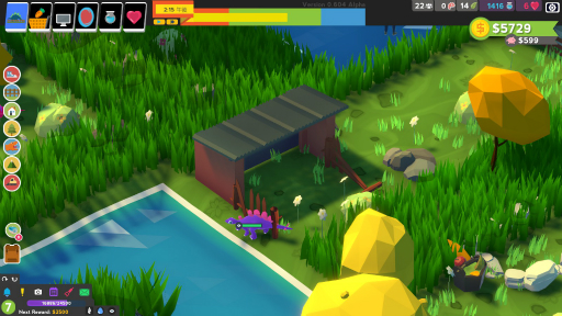 ハロー Steam広場 第214回 恐竜を育成してテーマパークを作る経営シム Parkasaurus