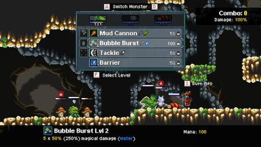 画像ギャラリー No.011のサムネイル画像 / ハロー!Steam広場 第252回:今度のジャンルはポケモンヴァニア!? 仲間モンスターとダンジョンを攻略するRPG「Monster Sanctuary」