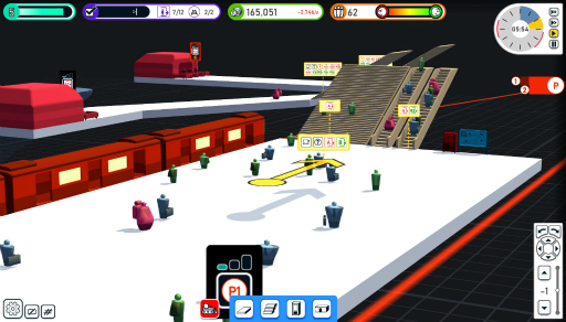 画像ギャラリー No.016のサムネイル画像 / ハロー!Steam広場 第266回:地下鉄駅がダンジョン化しないよう構内を整備していくシミュレーションゲーム「STATIONflow」