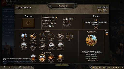 画像ギャラリー No.016のサムネイル画像 / ハロー!Steam広場 第278回:群雄割拠の中世で自由に生きていくアクションRPG「Mount & Blade II: Bannerlord」