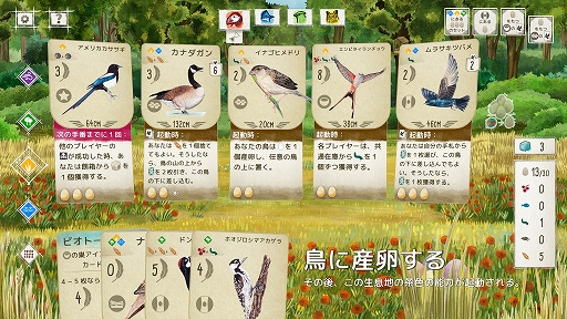 画像集#006のサムネイル/ハロー！Steam広場 第314回：野鳥を集めて保護区を豊かにしていく戦略カードゲーム「Wingspan」