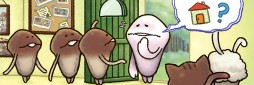 画像ギャラリー No.013のサムネイル画像 / 「なめこのおさんぽ」,迷子のおばけ白なめこが登場する新ストーリーが配信