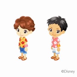 画像ギャラリー No.007のサムネイル画像 / 「ディズニー マジックキャッスル」七夕イベント開催。ハワイ風アバターも登場