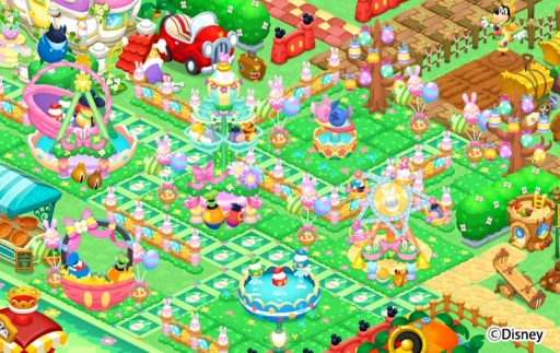 ディズニー マジックキャッスル イースターをテーマにしたイベントを実施