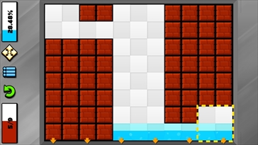 画像ギャラリー No.007のサムネイル画像 / 頭とiPhone本体をフル回転させる新感覚パズル。iOS向けパズルゲーム「Briquid Mini」を紹介する「（ほぼ）日刊スマホゲーム通信」第705回