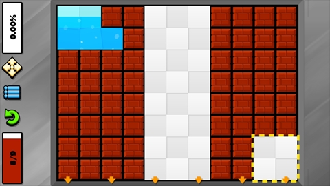 画像ギャラリー No.009のサムネイル画像 / 頭とiPhone本体をフル回転させる新感覚パズル。iOS向けパズルゲーム「Briquid Mini」を紹介する「（ほぼ）日刊スマホゲーム通信」第705回