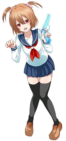 画像集#002のサムネイル/「セーラー服と水鉄砲」dゲームで配信開始。元日イベント「新春福袋」も