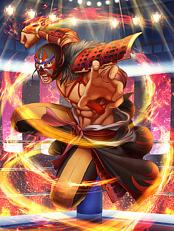 画像ギャラリー No.003のサムネイル画像 / 「戦国姫神ワルキュリエ」が「みちのくプロレス」とのコラボイベントを開催。ディック東郷などが登場