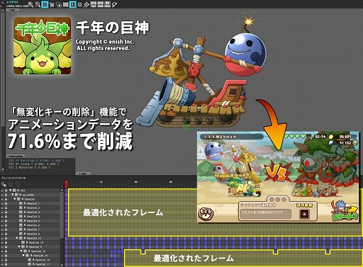 画像集#002のサムネイル/2Dスプライトアニメ作成ツール「OPTPiX SpriteStudio」が無償更新。作業効率の改善を図る機能が追加される