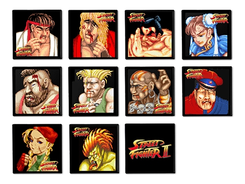 画像ギャラリー No.002のサムネイル画像 / 「ストリートファイター」“負け顔”とドット絵デザインのバッジが販売中