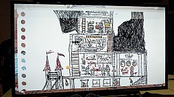 画像ギャラリー No.004のサムネイル画像 / ラクガキTPS「Drawn to Death」のPSX 2015出展版をプレイ。サメ頭の女忍者「Ninjaw」で遊んでみた