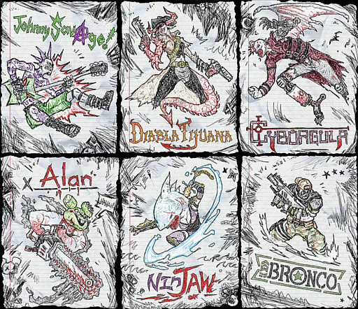 画像ギャラリー No.004のサムネイル画像 / 高校生の落書きアートの世界の中で戦うFree-to-Playシューター,「Drawn to Death」のリリースが2017年4月4日に決定