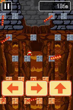 画像集#002のサムネイル/ジャンプアクション「ピコピコ!炎の崖のぼり」がスマホ向けに配信中