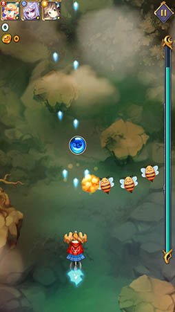 画像ギャラリー No.002のサムネイル画像 / 精霊の育成が攻略の鍵となるスマホ向け縦シュー「精霊の翼:スカイガーディアン」を紹介する「(ほぼ)日刊スマホゲーム通信」第882回